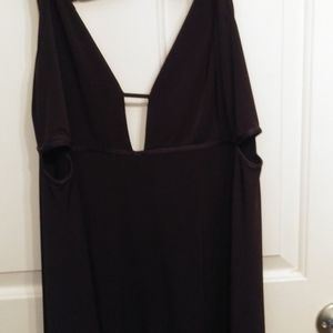 Victoria Secret low cut/peek- a-boo sides black dr